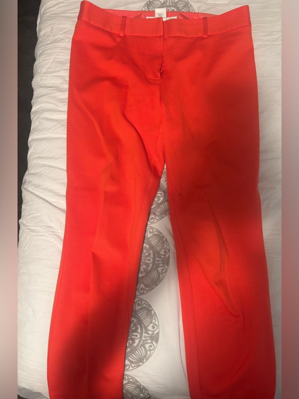 Trina Turk Orange Red Tailored Pants